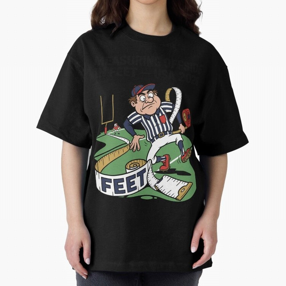 Measuring Offside in Feet ¡ª USA 2026 V2 Oversized T-Shirt Share the Excitement of FIFA World Cup 2026 Group Stage Spirit, Celebrating Germany, Mbappe, Global Supporter Spirit, Legendary Goals, National Colors and Tournament Celebration; Great for