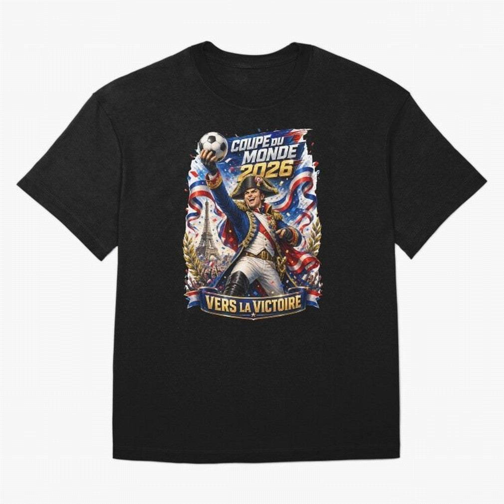 France World Cup 2026 Victory Oversized T-Shirt Feel International Energy from FIFA World Cup 2026 for Fans of Cristiano Ronaldo and Germany, Bringing Stadium Memories, Football Loyalty, International Chants and Championship Tradition; Great for