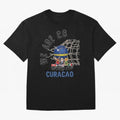 World cup 26 - Curacao Oversized T-Shirt Cheer for Global Football Passion for FIFA World Cup 2026, Centered on Neymar, Haaland and Cristiano Ronaldo, Argentina and Brazil, Match Day Excitement, Supporter Culture, Golden Goals and Global Football
