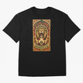 Morocco Soccer Lion - Atlas Lions Vintage African Football Fan T-Shirt Oversized T-Shirt Show Up for the Glory of Global Football Passion for FIFA World Cup 2026 Group Stage, with Messi and Cristiano Ronaldo, Portugal, Spain and Germany, Classic