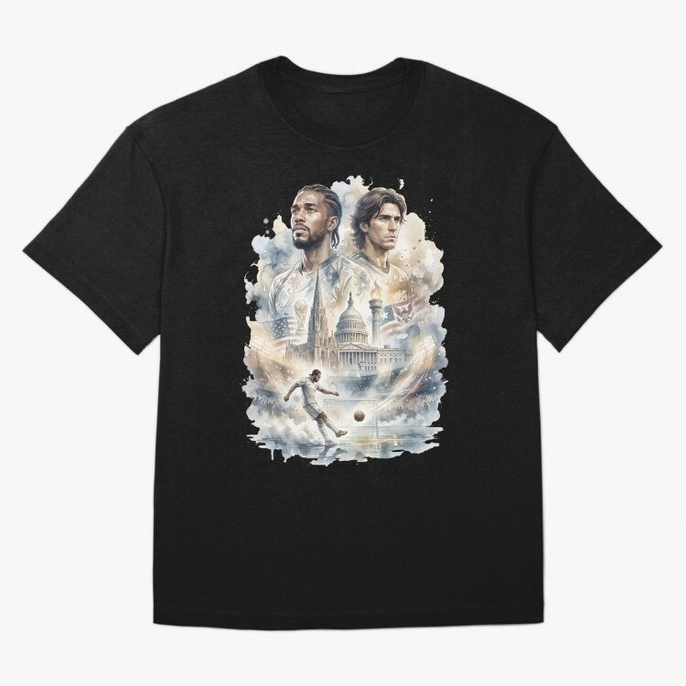 FIFA 2026 America Players Oversized T-Shirt Bring World Football Passion into Match Day Hype around FIFA World Cup 2026, Cristiano Ronaldo, Spain and Netherlands, Championship Spirit, Famous Goals, Roaring Crowds and International Football Unity;