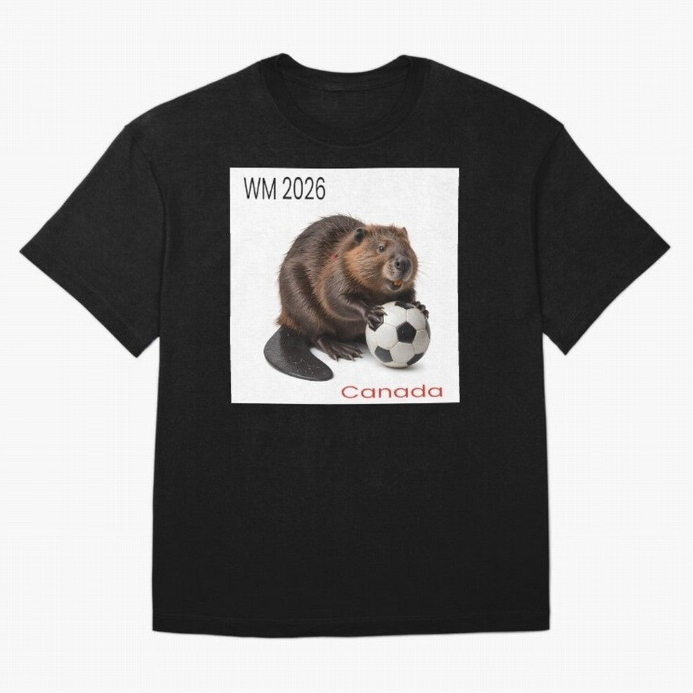 Canadian beaver invites you to World Cup 2026 in USA, Canada and Mexico Oversized T-Shirt Celebrate the Stars of FIFA World Cup 2026 USA Canada Mexico Made for Haaland and Mbappe, Netherlands Energy, Supporter Pride, Iconic Celebrations, Legendary