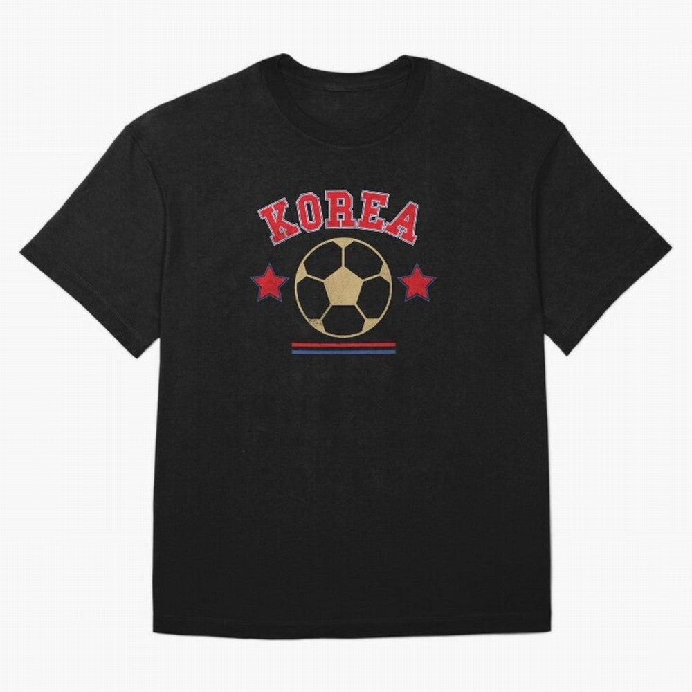 Korea 2026 ¡ª Vintage Soccer Tee Oversized T-Shirt Show Your Tournament Heart for FIFA World Cup 2026 USA Canada Mexico Spirit, Highlighting Argentina and Brazil, Neymar, Goal Celebration Energy, Supporter Heritage, Football Icons and Worldwide