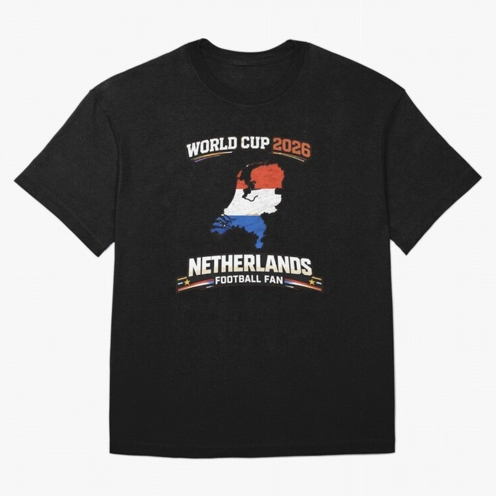 Netherlands Football Fan World Cup 2026 - Dutch Map Vintage Art Oversized T-Shirt Support Your Favorite Stars during Match Day Hype around FIFA World Cup 2026, CR7, France and Portugal, Worldwide Fan Energy, Dramatic Goals, Stadium Lights and