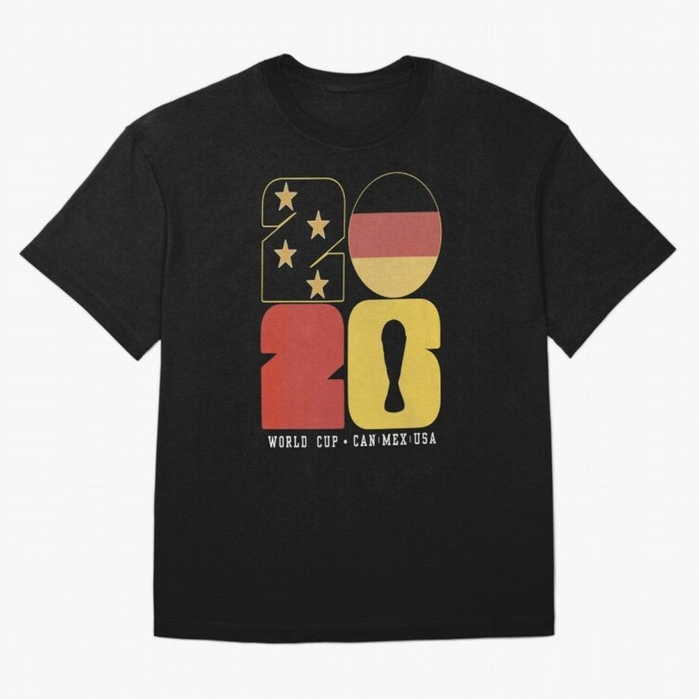 Germany Football World Cup 2026 - Die Mannschaft Retro Typography Oversized T-Shirt Celebrate National Team Dreams in Match Day Hype around FIFA World Cup 2026 Group Stage, Neymar, Argentina and Brazil, Championship Spirit, Famous Goals, Roaring