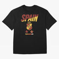 Spain Football World Cup 2026 - La Roja Stars Loading Oversized T-Shirt Show Passion for the Stars of Match Day Hype around FIFA World Cup 2026 Group Stage, Haaland, England and Germany, Stadium Memories, Football Loyalty, International Chants and