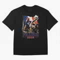 France Football World Cup 2026 Retro Rooster Kick - Les Bleus Oversized T-Shirt Celebrate National Team Dreams in FIFA World Cup 2026 Spirit, with France, Messi, Vintage Soccer Flavor, Modern Football Stars, National Flags and Final Night Emotion;