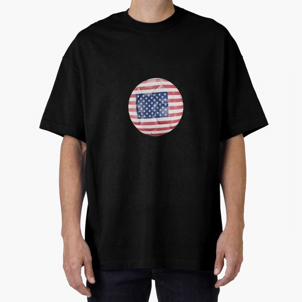 United States Soccer Oversized T-Shirt Upgrade FIFA World Cup 2026 Spirit, Made for Netherlands, CR7, Soccer Culture, Superstar Moments, National Team Dreams and Competitive Fire; Great for Supporters Who Love Legendary Players, National Teams, Big