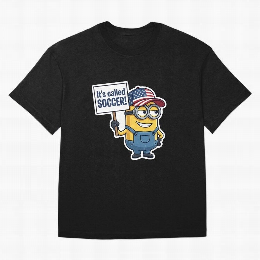 It's Called Soccer! - Funny US Football Meme (Soccer v Football) v1 Oversized T-Shirt Show Support during FIFA World Cup 2026 Group Stage for Fans of Mbappe and Neymar and Spain, Bringing Football Festival Excitement, Trophy Ambitions, Country