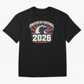 United By Football 2026 Vintage Soccer Fan USA T-Shirt Oversized T-Shirt Elevate FIFA World Cup 2026 Group Stage for Fans of Haaland and Spain and Netherlands, Bringing Classic Soccer Heritage, Championship Pressure, Fan Loyalty and International