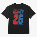 Copy of Dream Champions 2026 Football Streetwear Design | Trophy Graphic Tee Oversized T-Shirt Bring Supporter Culture to Match Day Hype around FIFA World Cup 2026 Group Stage, Cristiano Ronaldo, Brazil, Portugal and Argentina, Fan Favorite