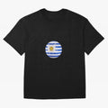 Uruguay Football Oversized T-Shirt Unlock the FIFA World Cup 2026 Group Stage Journey through Haaland and Mbappe Highlights, England Pride, Football Passion, Legendary Performances, Festival Vibes and Supporter Community; Great for Watch Parties,