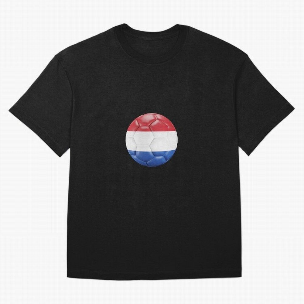 Netherlands Oversized T-Shirt Celebrate Classic Football Spirit in Global Football Passion for FIFA World Cup 2026 Group Stage, Highlighting Messi, Neymar and Mbappe, Argentina, Vintage Soccer Flavor, Modern Football Stars, National Flags and Final