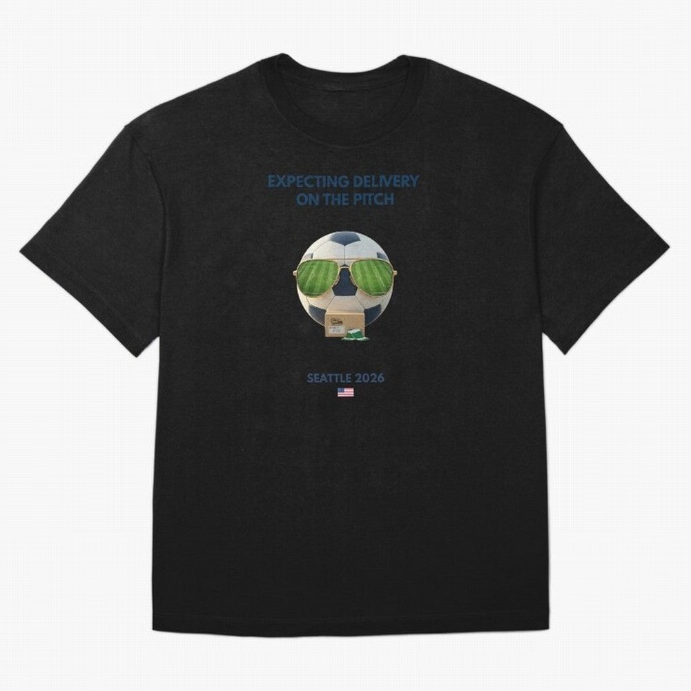 WC26 Hosting City: Seattle | Fun and Smart Soccer Fan Gear Oversized T-Shirt Enjoy the FIFA World Cup 2026 USA Canada Mexico Journey through Cristiano Ronaldo Highlights, England, France and Netherlands Pride, Classic Soccer Heritage, Championship