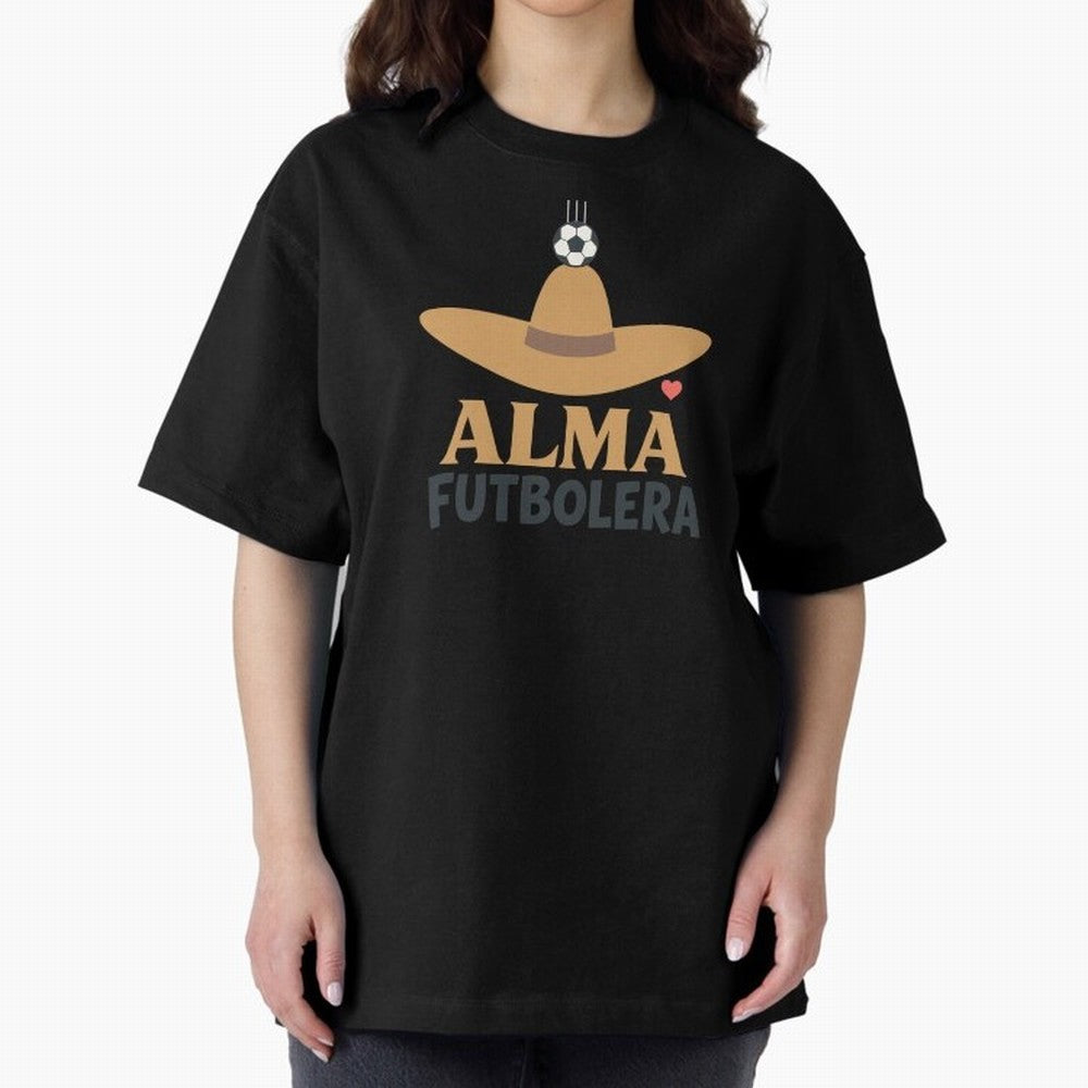 Alma Futbolera Oversized T-Shirt Showcase FIFA World Cup 2026 Group Stage Built around CR7 and Messi, Spain Energy, Goal Celebration Energy, Supporter Heritage, Football Icons and Worldwide Tournament Joy; Created for Match Day Parties, Soccer