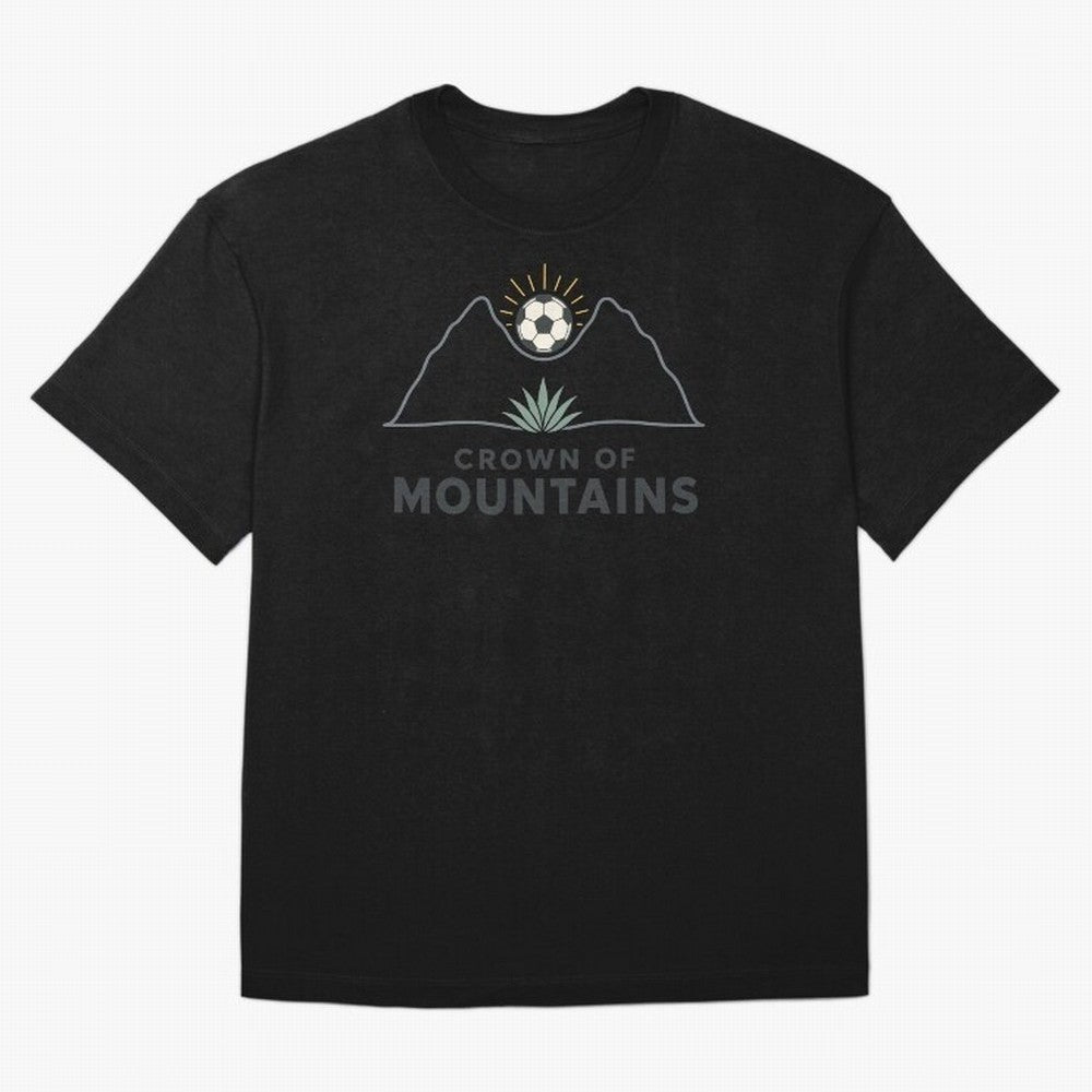 Crown of Mountains Oversized T-Shirt Carry the Colors and Pride of the FIFA World Cup 2026 USA Canada Mexico Journey through Cristiano Ronaldo Highlights, Spain Pride, Fan Favorite Moments, National Team Passion, Big Match Drama and Soccer History;