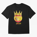 Spain Football Champion Crown 2026 Oversized T-Shirt Back the Journey through FIFA World Cup 2026 Group Stage Spirit, Centered on Germany, Messi and Cristiano Ronaldo, Game Day Rituals, Football Legends, Country Pride and the Road to the Final;