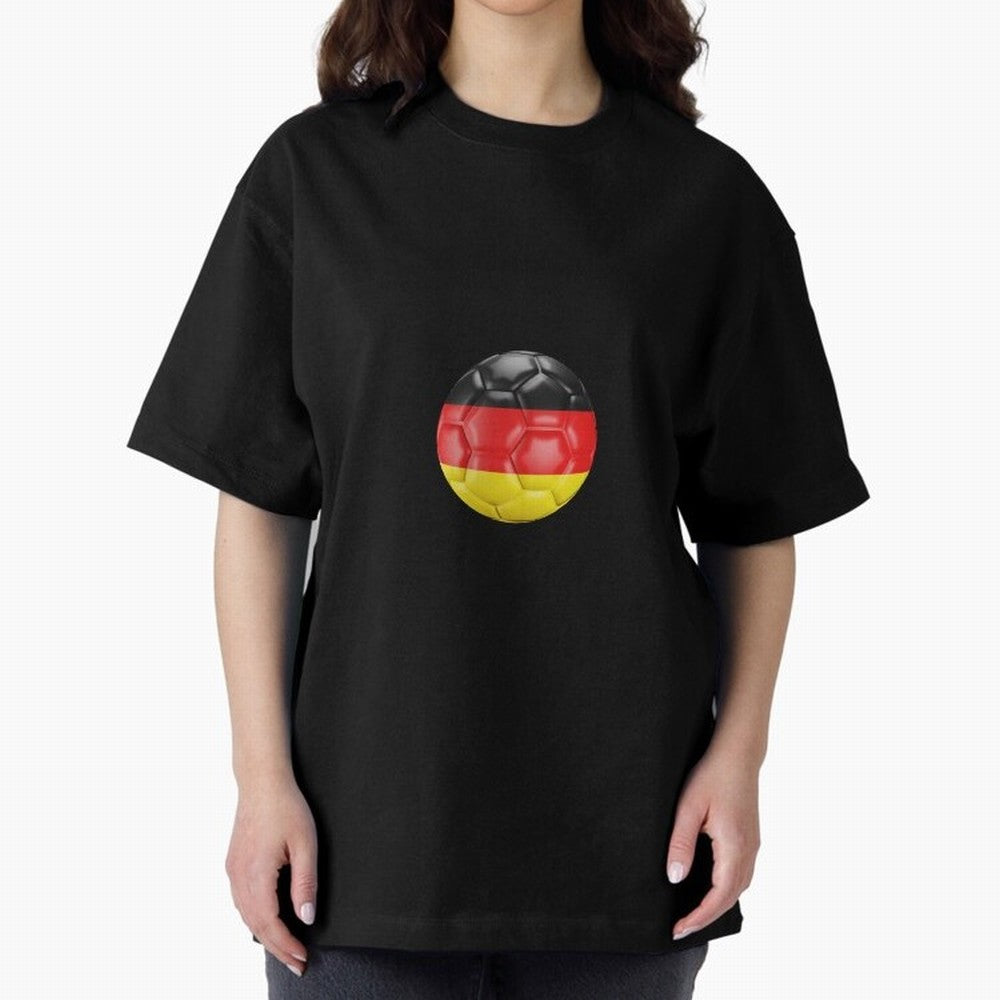 Germany Oversized T-Shirt Experience the Global Stage of Match Day Hype around FIFA World Cup 2026 USA Canada Mexico, Messi, Neymar and Mbappe, France, Fan Favorite Moments, National Team Passion, Big Match Drama and Soccer History; Great for Watch