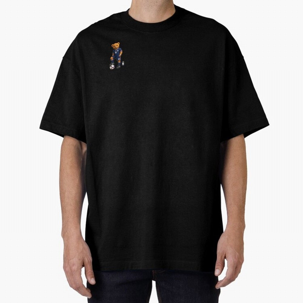 France Soccer Bear World Cup Teddy Bear Oversized T-Shirt Celebrate the Stars of the FIFA World Cup 2026 Group Stage Journey through Mbappe and Neymar Highlights, Argentina, France and Brazil Pride, Tournament Hype, Historic Matchups, Family