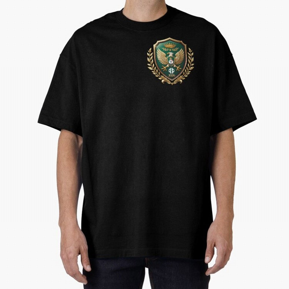 Mexico World Cup 2026 Oversized T-Shirt Show Your Tournament Heart for FIFA World Cup 2026 Centered on Cristiano Ronaldo, Haaland and CR7, England Energy, Supporter Pride, Iconic Celebrations, Legendary Names and Global Match Day Energy; Great for