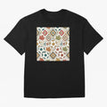 2026 World Cup Unity: Aztec & Maple Soccer Pattern Oversized T-Shirt Keep Football History Alive during FIFA World Cup 2026 Group Stage for Fans of Messi and Netherlands, Bringing Goal Celebration Energy, Supporter Heritage, Football Icons and
