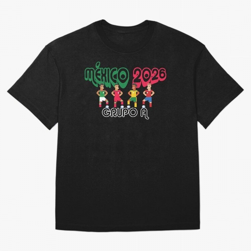 Mexico 2026 Group A Oversized T-Shirt Bring Match Day Fire to FIFA World Cup 2026 USA Canada Mexico Inspired by Mbappe and Neymar, England Energy, Retro Football Energy, Iconic Rivalries, Trophy Chase Drama and Stadium Atmosphere; Built for