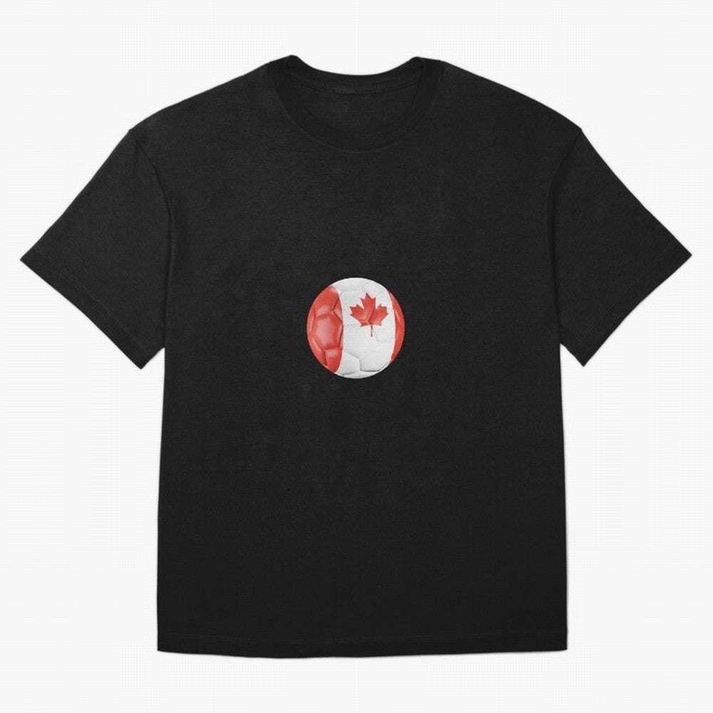Canada Oversized T-Shirt Follow Every Goal of FIFA World Cup 2026 USA Canada Mexico Spirit, Centered on Germany, Neymar, Fan Favorite Moments, National Team Passion, Big Match Drama and Soccer History; Great for Watch Parties, Sports Bars, Family