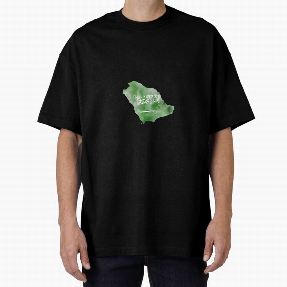 Saudi Arabia Oversized T-Shirt Bring Trophy Dreams to Match Day Hype around FIFA World Cup 2026 Group Stage, Messi, Neymar and Mbappe, Portugal, Spain and Germany, Tournament Hype, Historic Matchups, Family Viewing Parties and Global Sports Pride;