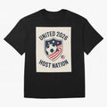 United 2026 USA World Cup Host Nation Soccer Crest T-Shirt Oversized T-Shirt Bring Match Day Fire to the FIFA World Cup 2026 Journey through Messi Highlights, Spain Pride, Stadium Memories, Football Loyalty, International Chants and Championship