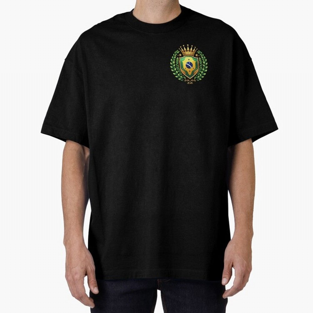 Brazil World Cup 2026 Oversized T-Shirt Embrace Global Football Passion for FIFA World Cup 2026, Highlighting Neymar, Netherlands, Tournament Hype, Historic Matchups, Family Viewing Parties and Global Sports Pride; Perfect for People Who Love