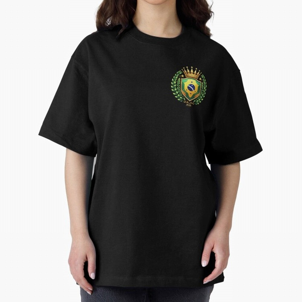 Brazil World Cup 2026 Oversized T-Shirt Embrace Global Football Passion for FIFA World Cup 2026, Highlighting Neymar, Netherlands, Tournament Hype, Historic Matchups, Family Viewing Parties and Global Sports Pride; Perfect for People Who Love
