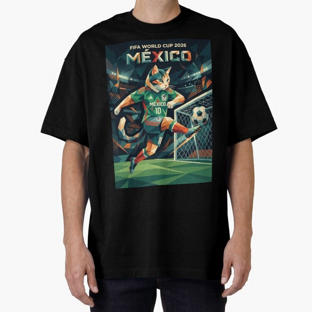 FIFA World Cup Mexico Oversized T-Shirt Bring International Match Energy to Global Football Passion for FIFA World Cup 2026, Celebrating Neymar, Haaland and Cristiano Ronaldo, Netherlands, Supporter Pride, Iconic Celebrations, Legendary Names and