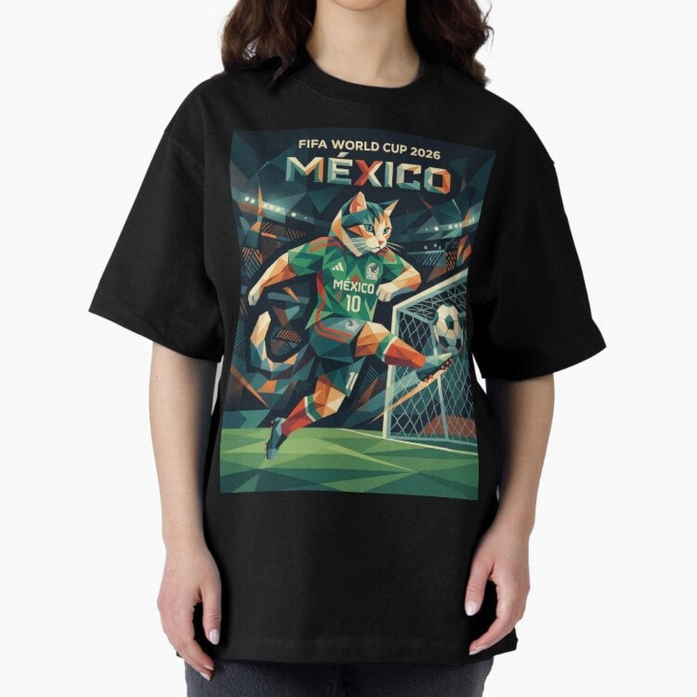 FIFA World Cup Mexico Oversized T-Shirt Bring International Match Energy to Global Football Passion for FIFA World Cup 2026, Celebrating Neymar, Haaland and Cristiano Ronaldo, Netherlands, Supporter Pride, Iconic Celebrations, Legendary Names and