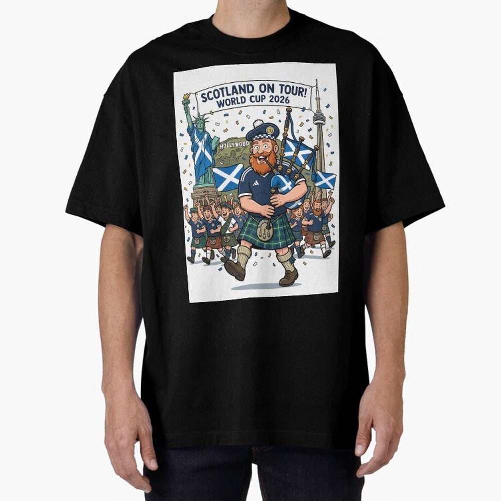 World Cup 2026 Tour Oversized T-Shirt Keep Football History Alive during FIFA World Cup 2026 Group Stage Spirit, Connected to England and Germany, CR7 and Messi, Football Festival Excitement, Trophy Ambitions, Country Rivalries and Star Player