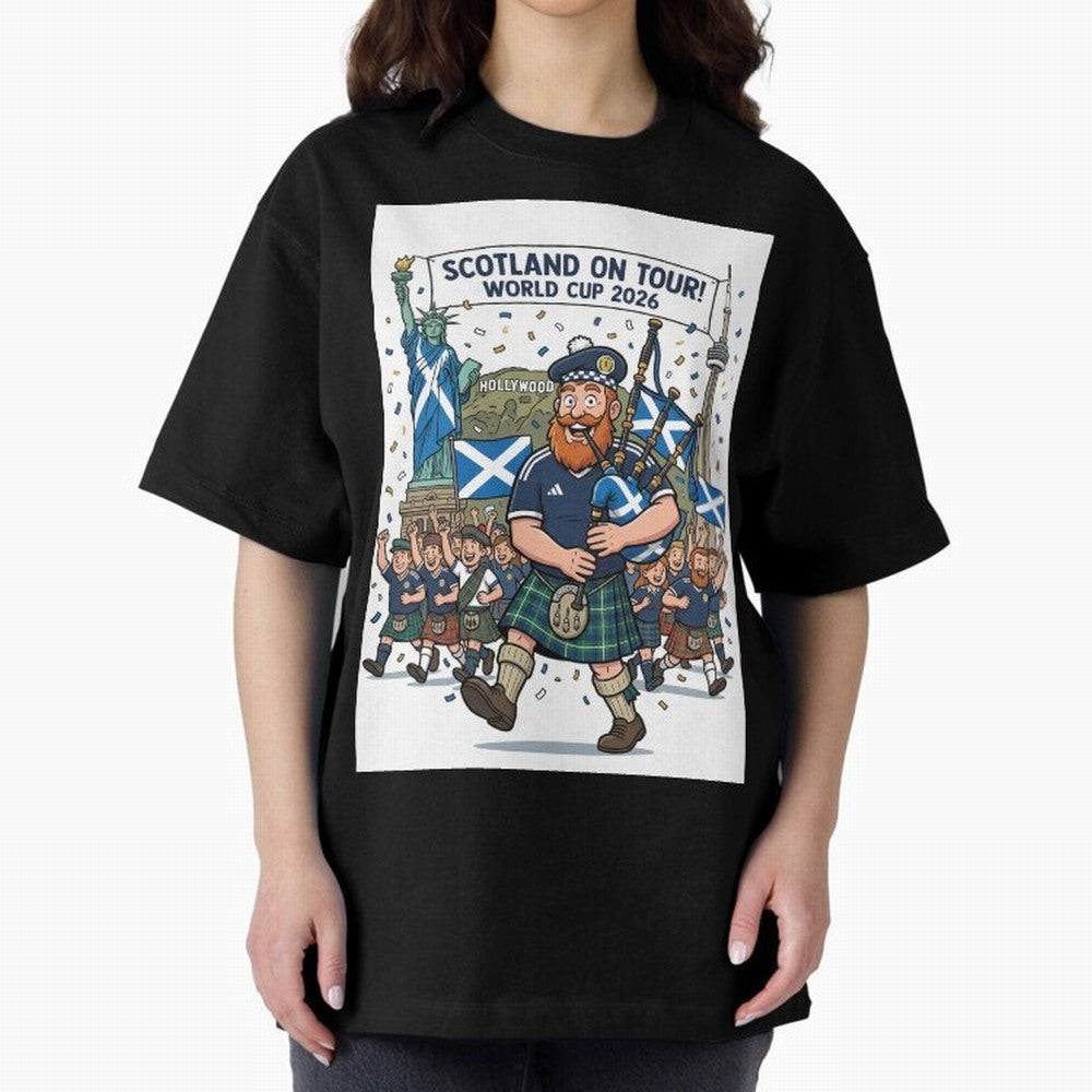 World Cup 2026 Tour Oversized T-Shirt Keep Football History Alive during FIFA World Cup 2026 Group Stage Spirit, Connected to England and Germany, CR7 and Messi, Football Festival Excitement, Trophy Ambitions, Country Rivalries and Star Player