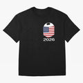 Soccer 2026 USA in the breast pocket Oversized T-Shirt Live the Energy of the FIFA World Cup 2026 Group Stage Journey through Cristiano Ronaldo Highlights, Spain Pride, Fan Favorite Moments, National Team Passion, Big Match Drama and Soccer