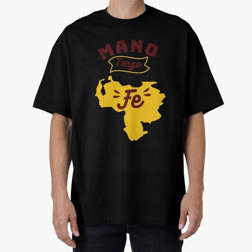 HAND I HAVE FAITH Oversized T-Shirt Celebrate Football Heritage in the FIFA World Cup 2026 Journey through Mbappe Highlights, Spain and Netherlands Pride, Football History, Final Match Energy, Crowd Noise and Once in a Lifetime Moments; Perfect for