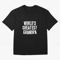 Mens World's Greatest Grandpa Shirt Papa Men Fathers Day Oversized T-Shirt Celebrate Supporters United by Match Day Hype around FIFA World Cup 2026 Group Stage, Messi, CR7 and Mbappe, Germany, Vintage Soccer Flavor, Modern Football Stars, National