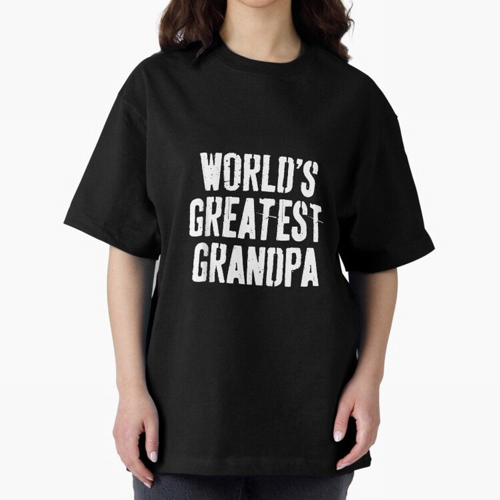 Mens World's Greatest Grandpa Shirt Papa Men Fathers Day Oversized T-Shirt Celebrate Supporters United by Match Day Hype around FIFA World Cup 2026 Group Stage, Messi, CR7 and Mbappe, Germany, Vintage Soccer Flavor, Modern Football Stars, National