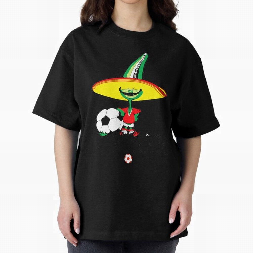 Mexico 86 Oversized T-Shirt Show Your Love for the FIFA World Cup 2026 Group Stage Journey through Mbappe Highlights, Argentina and Brazil Pride, Retro Football Energy, Iconic Rivalries, Trophy Chase Drama and Stadium Atmosphere; Perfect for