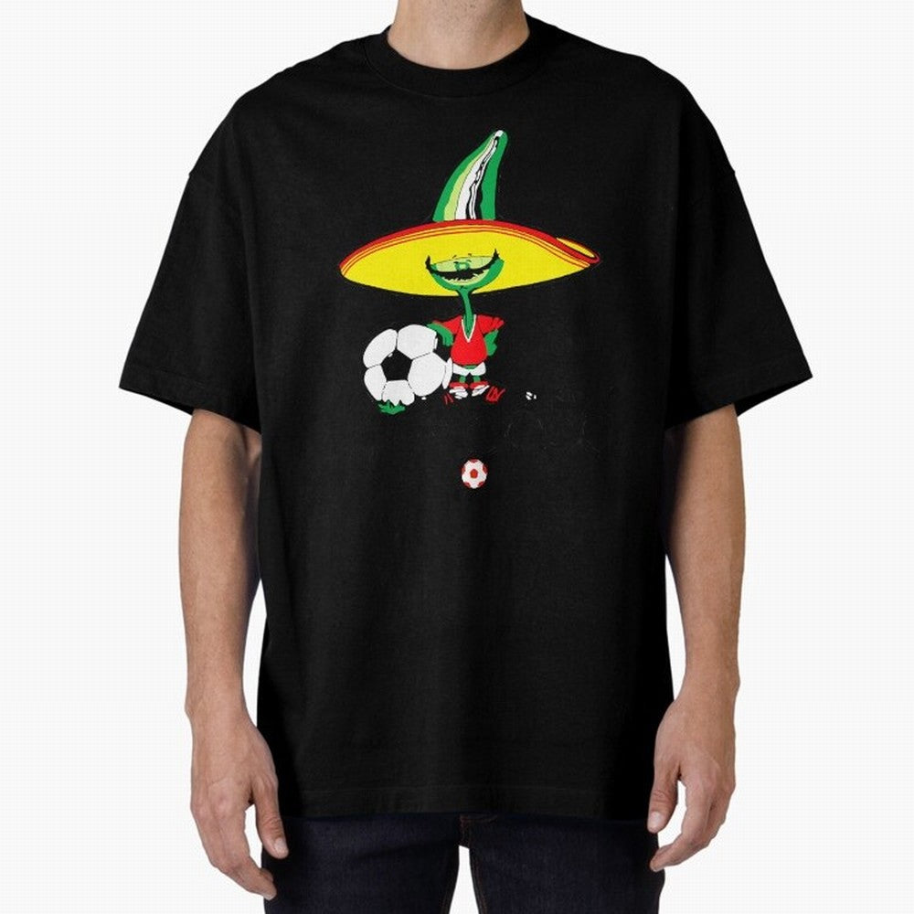 Mexico 86 Oversized T-Shirt Show Your Love for the FIFA World Cup 2026 Group Stage Journey through Mbappe Highlights, Argentina and Brazil Pride, Retro Football Energy, Iconic Rivalries, Trophy Chase Drama and Stadium Atmosphere; Perfect for