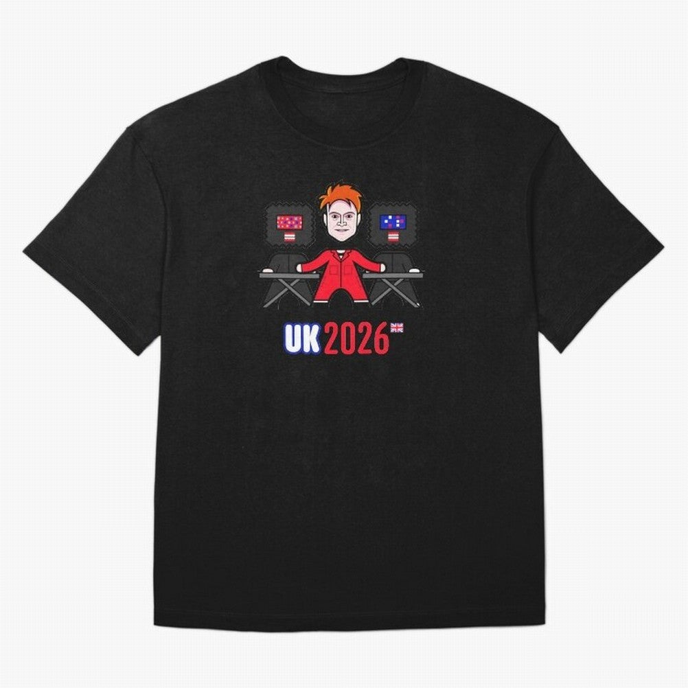 United Kingdom 2026 Oversized T-Shirt Show Your Tournament Heart for Match Day Hype around FIFA World Cup 2026, CR7 and Messi, Brazil, Portugal and Argentina, Retro Football Energy, Iconic Rivalries, Trophy Chase Drama and Stadium Atmosphere; Ideal