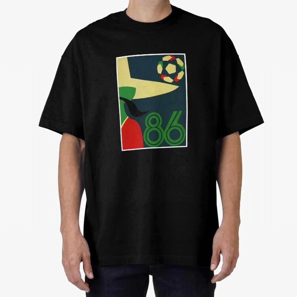 World Cup in Mexico 1986 Oversized T-Shirt Celebrate the Biggest Stage of the FIFA World Cup 2026 Group Stage Journey through Neymar Highlights, England and Germany Pride, Sports Nostalgia, International Competition, Famous Players and