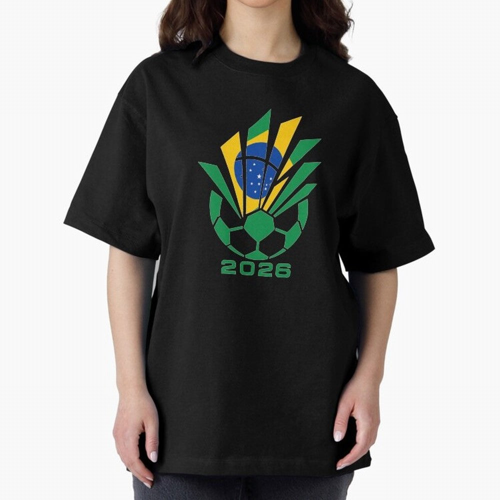 Mexican Soccer 2026 Flag Burst Emblem Oversized T-Shirt Support Your Favorite Stars during FIFA World Cup 2026 with Cristiano Ronaldo, Haaland and CR7, Argentina Energy, Champion Mindset, Group Stage Buzz, Knockout Tension and Passionate Fan