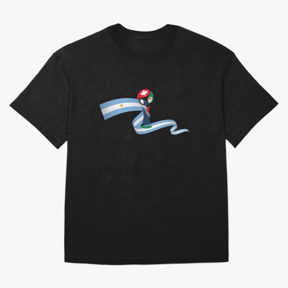World Cup 2026 Team Argentina Oversized T-Shirt Make Memories around FIFA World Cup 2026 for Fans of Messi, Neymar and Mbappe and Spain and Netherlands, Bringing Global Supporter Spirit, Legendary Goals, National Colors and Tournament Celebration;