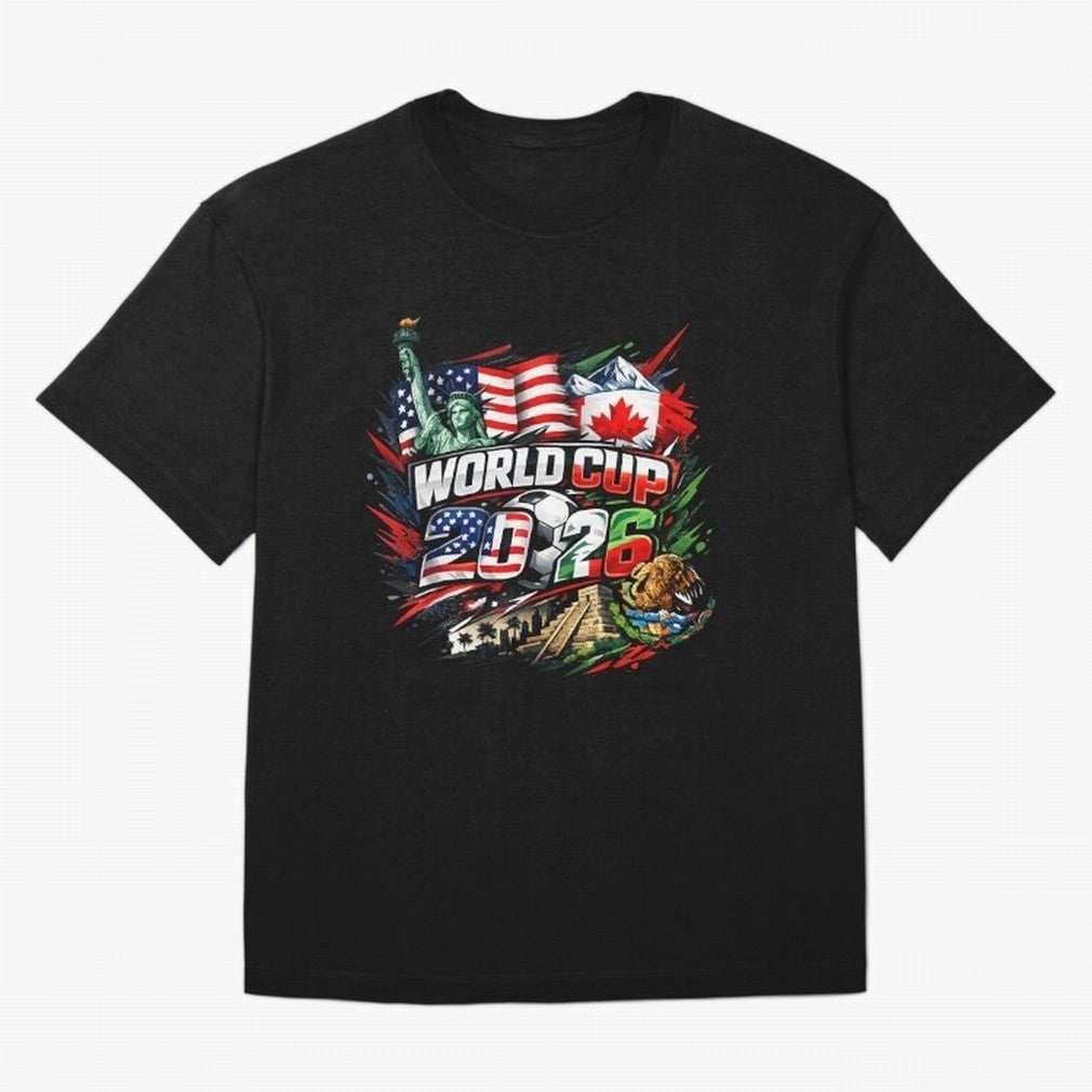 2026 North America Football Championship Oversized T-Shirt Bring a Champion Mindset to FIFA World Cup 2026 Group Stage Spirit, Capturing Spain, Cristiano Ronaldo, Haaland and CR7, Champion Mindset, Group Stage Buzz, Knockout Tension and Passionate